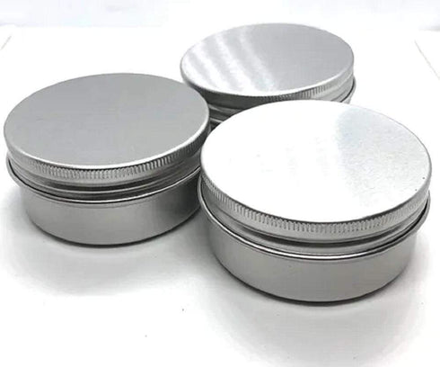 AussieSuperStore Art & Craft Essentials Screw Top Candle Tin 57X25mm Screw Top Candle Tin 57X25mm | Candle Making Supplies | Candle craft | Candle Making Kit CA511